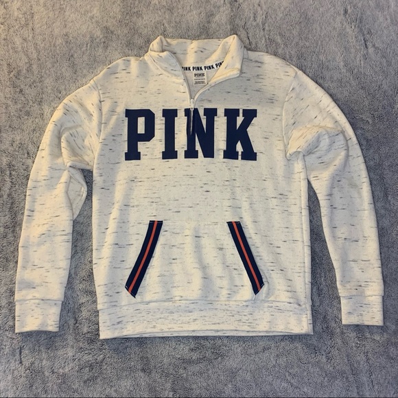 ✨ SOLD ✨ PINK Victoria’s Secret | Half- Zip - Picture 1 of 1